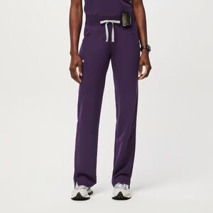 Figs kade cargo scrub pants in purple jam